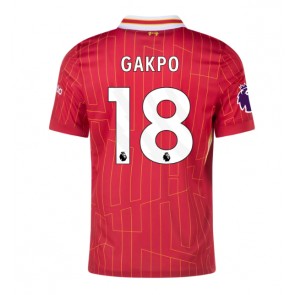 Liverpool Cody Gakpo #18 Domaci Dres 2024-25 Kratak Rukavima